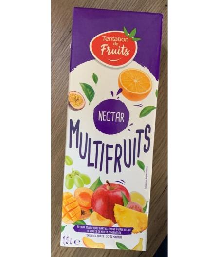 JUS DE FRUITS NECTAR MULTIFRUITS 1,5 L