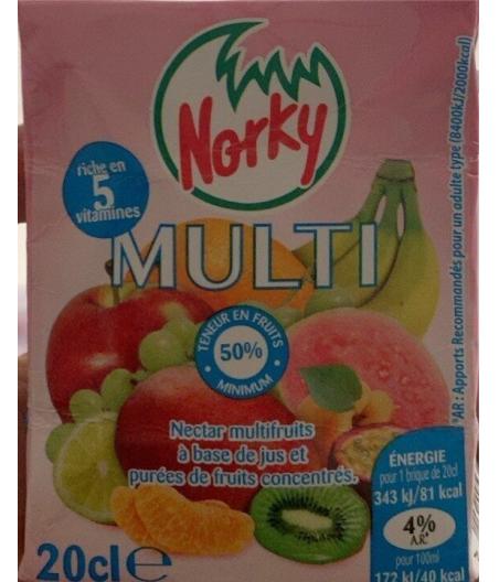 JUS DE FRUITS MULTI 20 CL