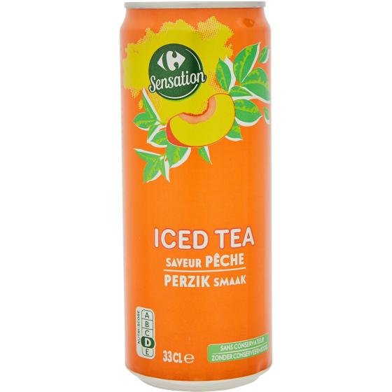 ICED TEA SAVEUR PECHE CARREFOUR 33CL