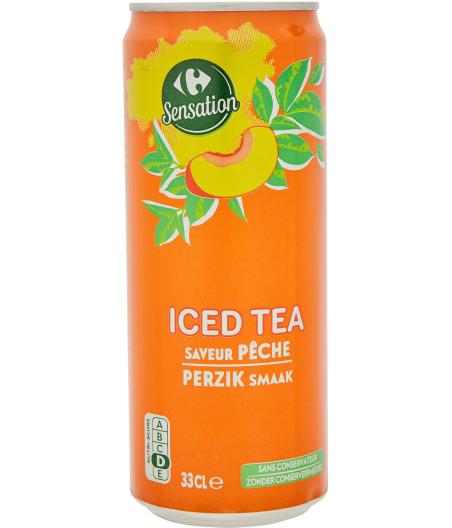 ICED TEA SAVEUR PECHE CARREFOUR 33CL