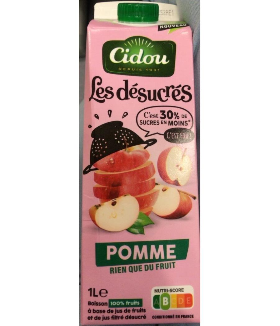 JUS DE POMME LES DESUCRES CIDOU 1L