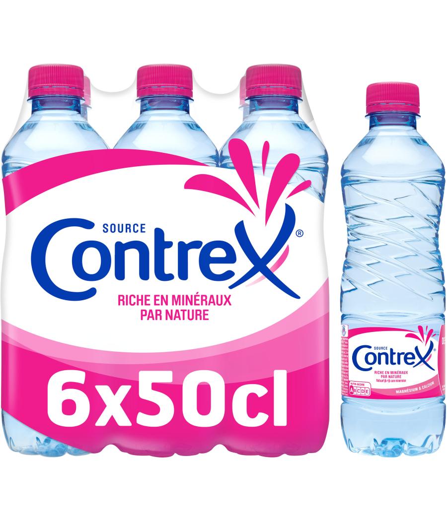 EAU MINERALE NATURELLE CONTREX 6X50CL