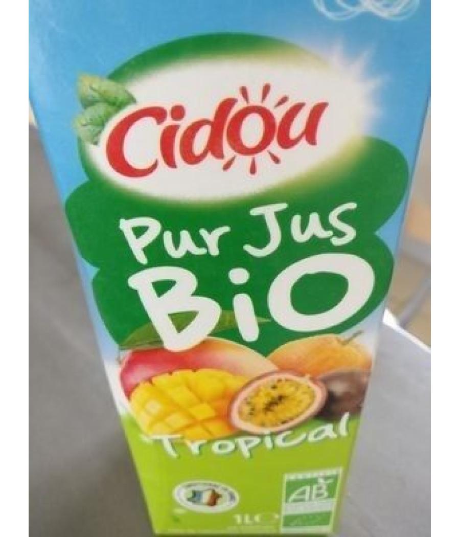 JUS DE FRUITS TROPICAL CIDOU BIO 1L