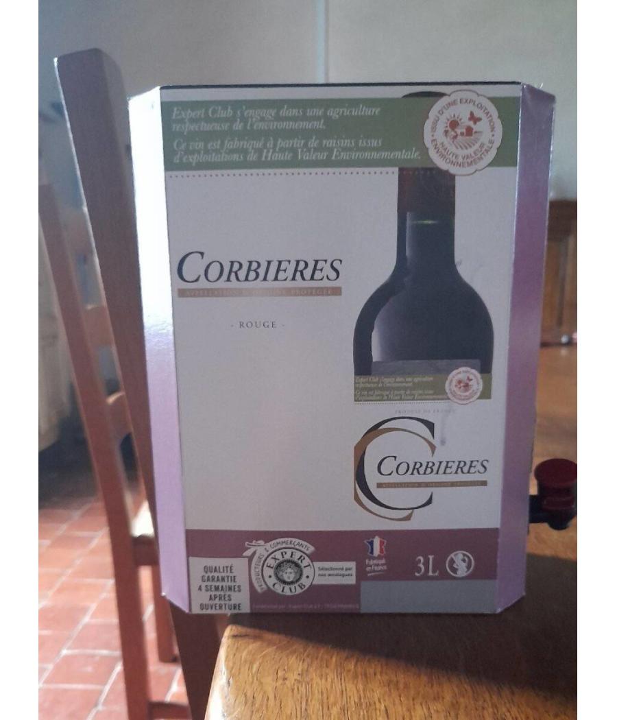 VIN ROUGE CORBIERES 3L