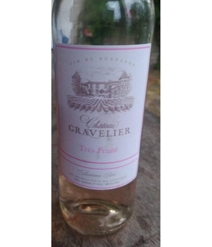 VIN ROSE CHATEAU GRAVELIER BORDEAUX GRAVELIER 75CL