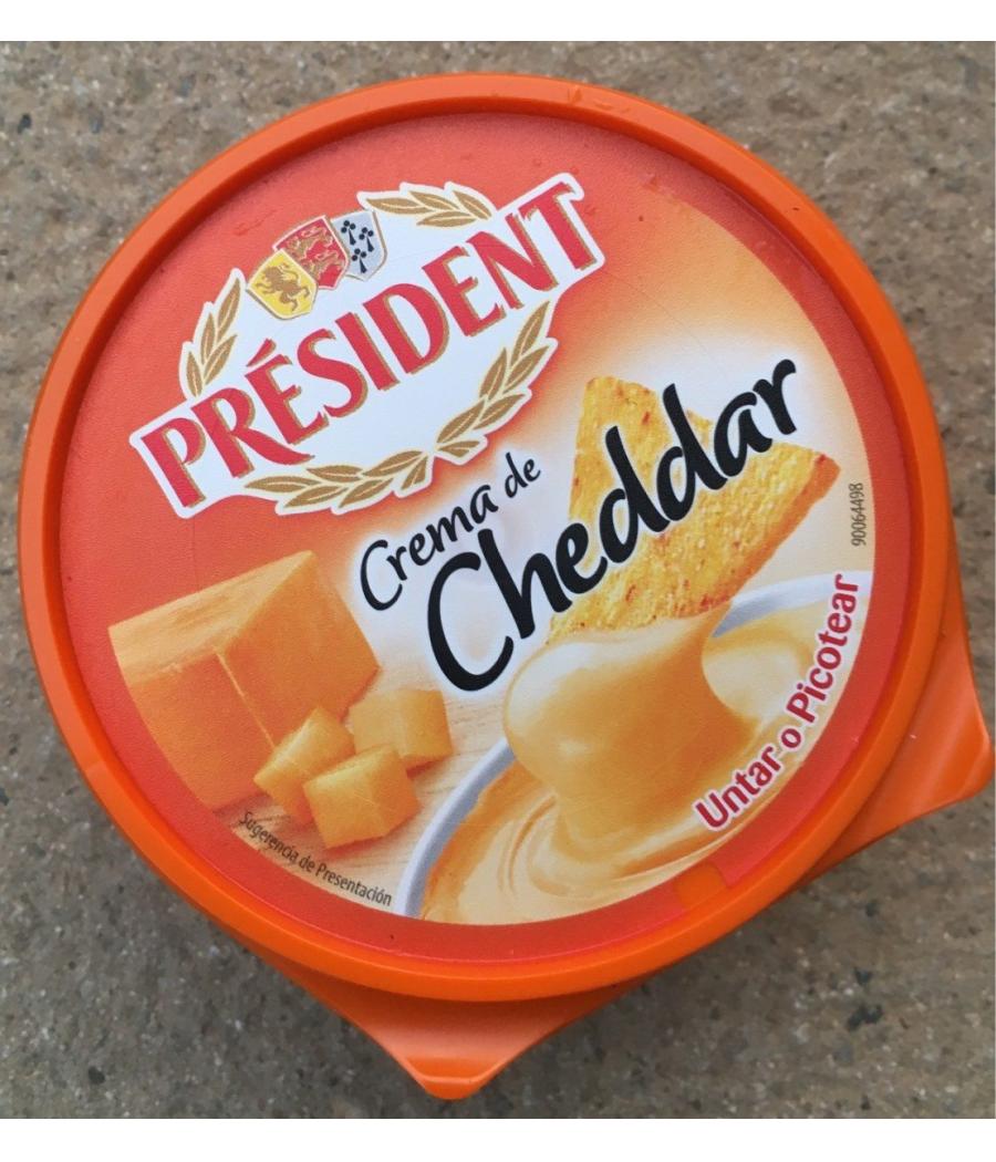 CREME DE CHEDDAR POT  PRESIDENT 125G