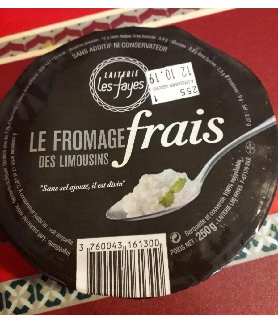 LE FROMAGE FRAIS DES LIMOUSINS 250G