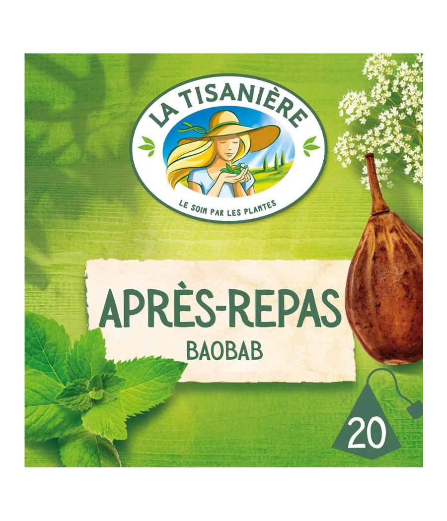 INFUSION LA TISANIERE BAOBAB 20 SACHETS 37G