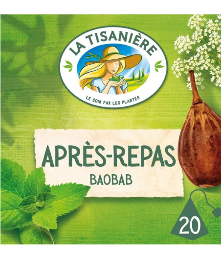 INFUSION LA TISANIERE BAOBAB 20 SACHETS 37G