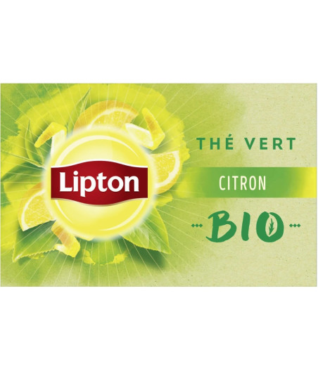 THE VERT BIO CITRON LIPTON 20 SACHETS 26G
