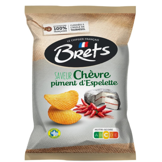 CHIPS SAVEUR CHEVRE PIMENT D\'ESPELETTE 125G