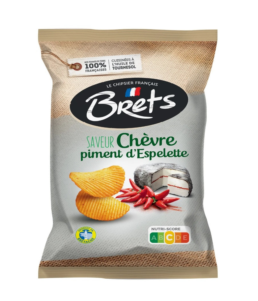 CHIPS SAVEUR CHEVRE PIMENT D\'ESPELETTE 125G
