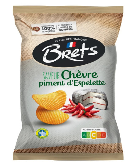 CHIPS SAVEUR CHEVRE PIMENT D\'ESPELETTE 125G