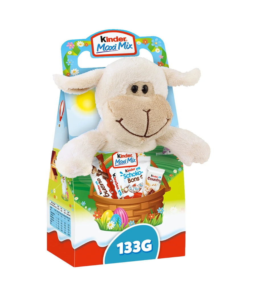 ASSORTISSEMENTS DE CHOCOLAT AVEC SA PELUCHE KINDER 133G