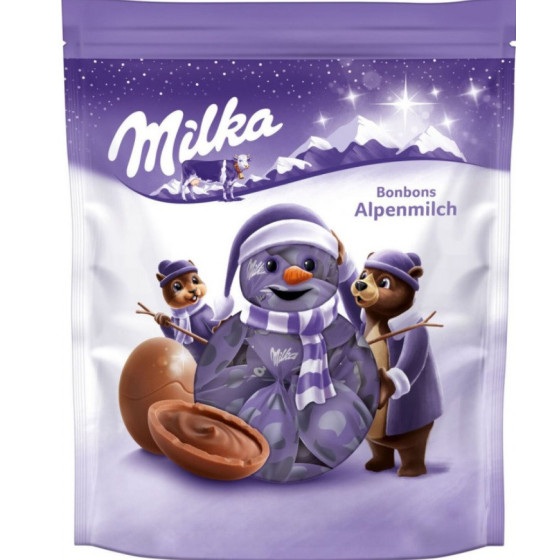 MILKA BONBONS AU LAIT DU PAYS ALPIN 86 G
