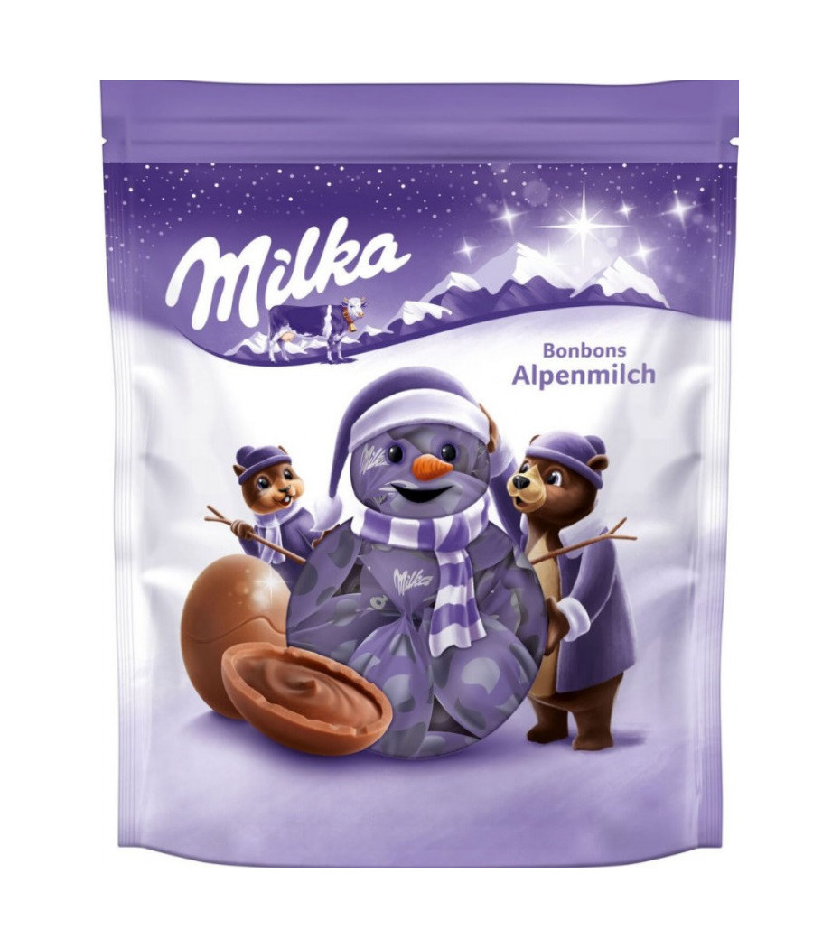 MILKA BONBONS AU LAIT DU PAYS ALPIN 86 G