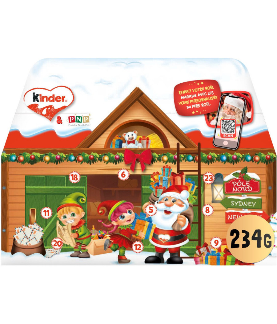 CALENDRIER DE L'AVENT KINDER 234G