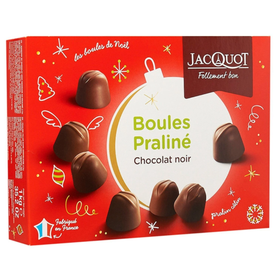 CHOCOLAT NOIR BOULES PRALINE JACQUOT  1KG