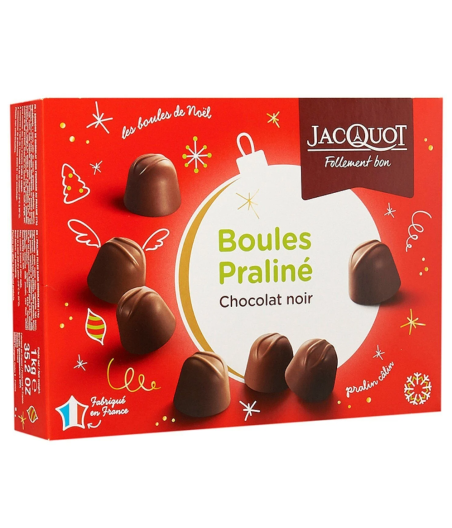 CHOCOLAT NOIR BOULES PRALINE JACQUOT  1KG