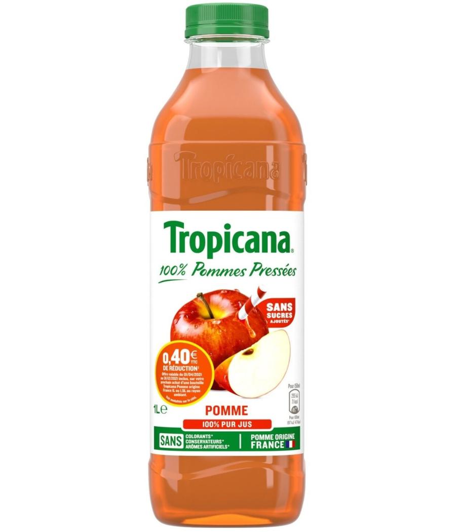 JUS DE FRUITS POMME PRESSES TROPICANA 1L