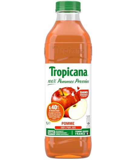 JUS DE FRUITS POMME PRESSES TROPICANA 1L