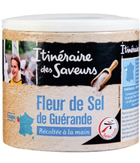 FLEUR DE SEL DE GUERANDE ITINERAIRE DES SAVEURS 125G