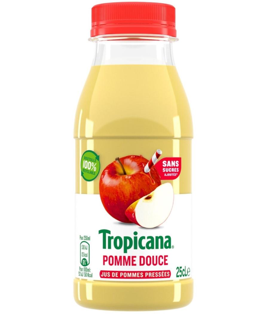 JUS DE FRUITS POMME DOUCE TROPICANA 25CL