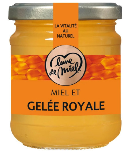 MIEL ET GELEE ROYALE LA FORCE AU NATUREL 250G