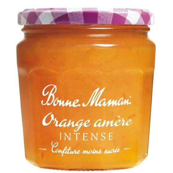 ORANGE AMERE, INTENSE - CONFITURE MOINS SUCREE 335G