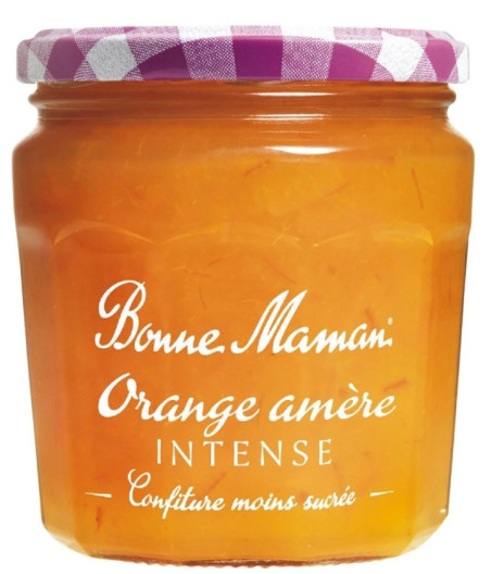 ORANGE AMERE, INTENSE - CONFITURE MOINS SUCREE 335G