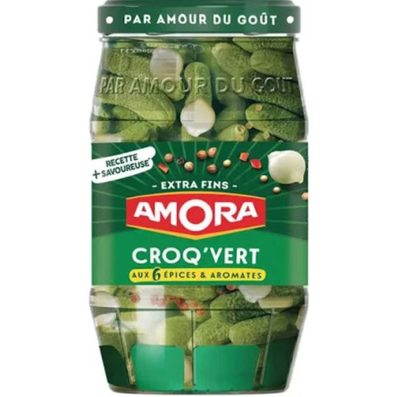 CORNICHONS EXTRA FINS AMORA 205G