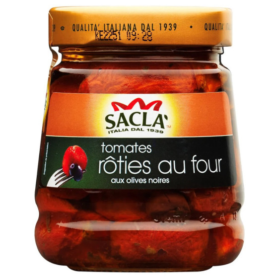 TOMATES ROTIES AU FOUR AUX OLIVES NOIRES 285G