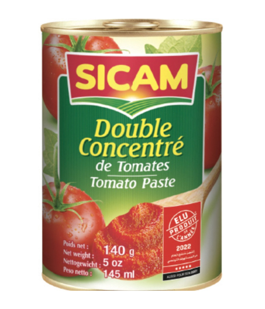 DOUBLE CONCENTRE DE TOMATES 140G