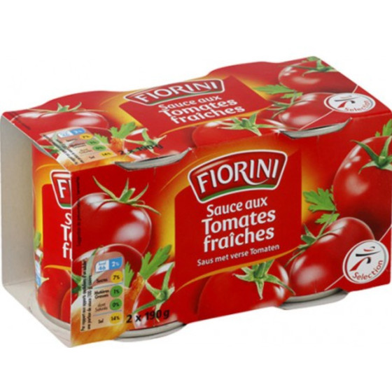 FIORINI SAUCE TOMATE  190GX2