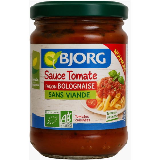 SAUCE TOMATE FACON BOLOGNAISE SANS VIANDE BIO 250G