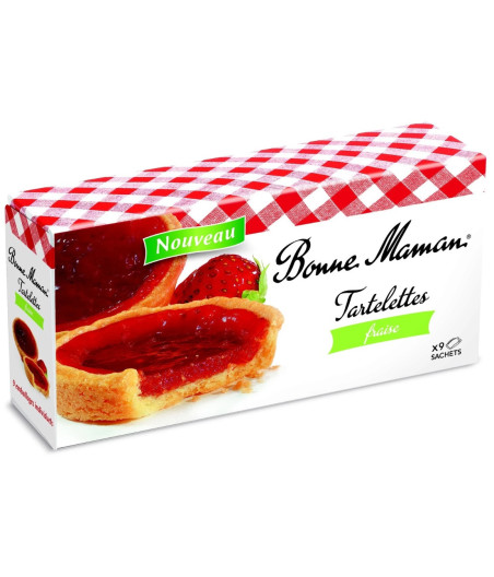 TARTELETTES FRAISE  BONNE MAMAN 135 G