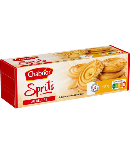 BISCUITS SPRITS AU BEURRE CHABRIOR 400 G