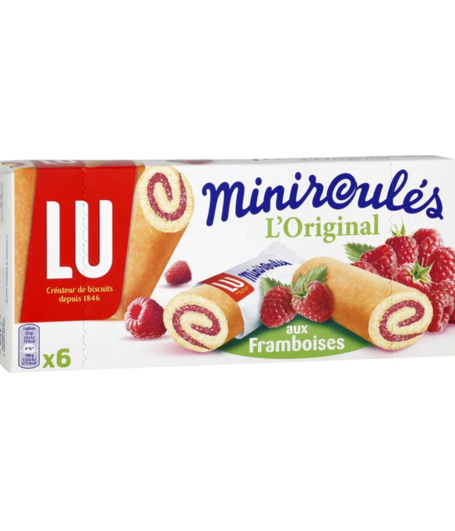 MINIROULES AUX FRAMBOISES 150G