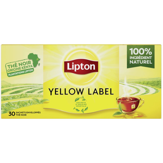 THE NOIR YELLOW LABEL LIPTON 30 X 2G