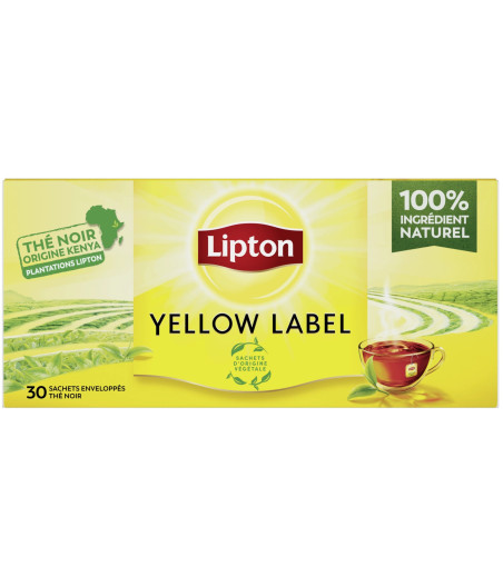 THE NOIR YELLOW LABEL LIPTON 30 X 2G