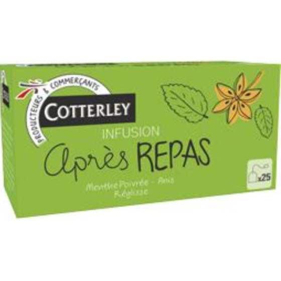 INFUSION APRES REPAS COTTERLEY UNE MARQUE INTERMARCHÉ  40G