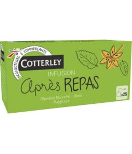 INFUSION APRES REPAS COTTERLEY UNE MARQUE INTERMARCHÉ  40G