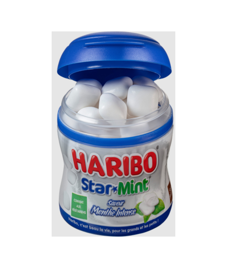 CHEWING-GUM STAR MINT SAVEUR MENTHE INTENSE 100G