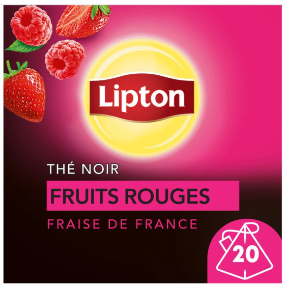 THE NOIR AUX FRUITS ROUGES LIPTON 30G
