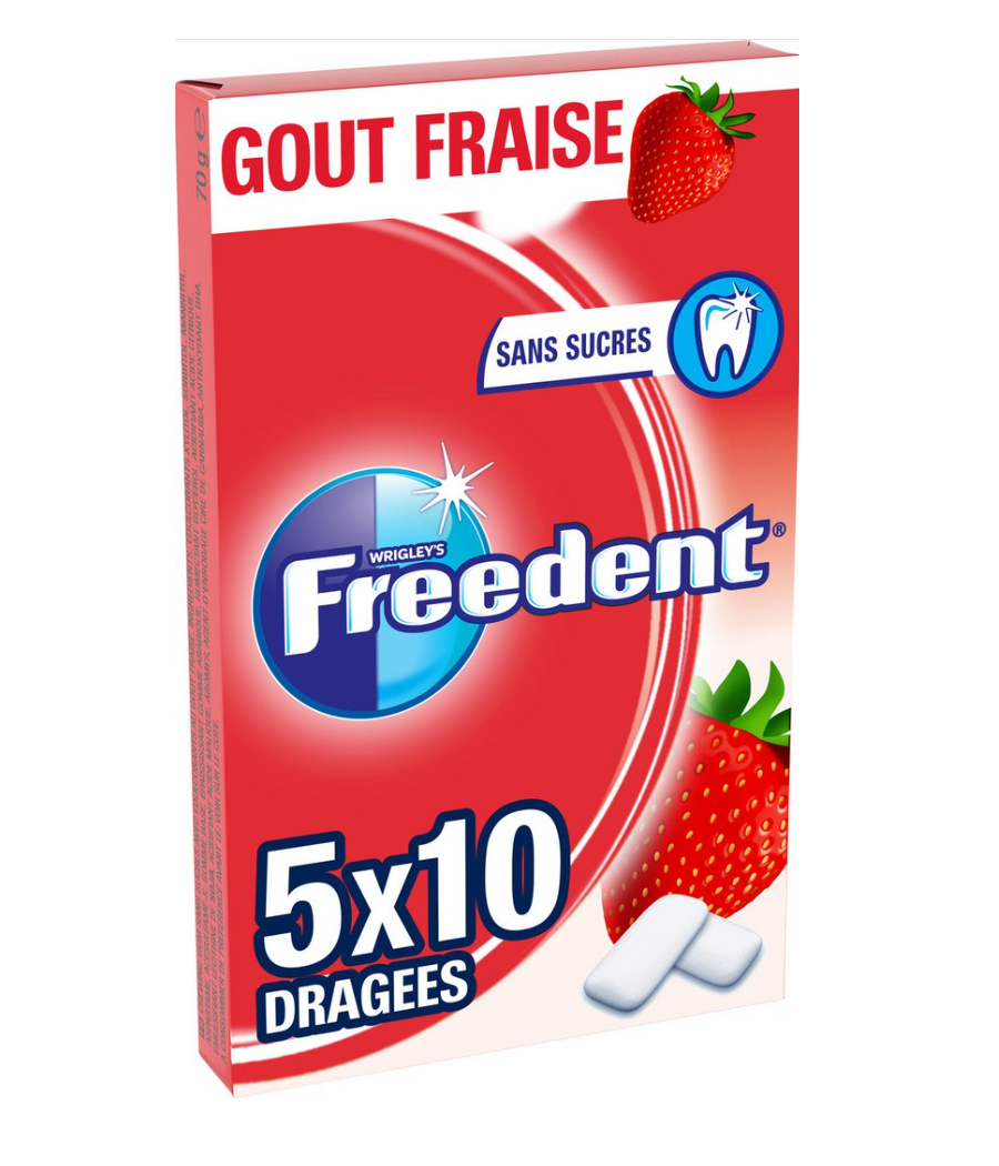 CHEWING-GUM REEDENT FRAISE 70G
