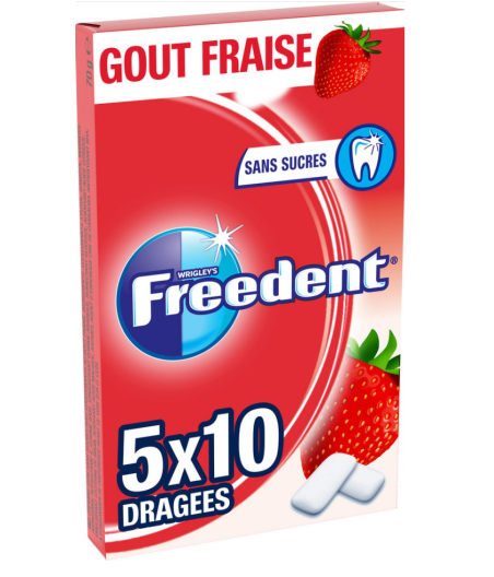 CHEWING-GUM REEDENT FRAISE 70G