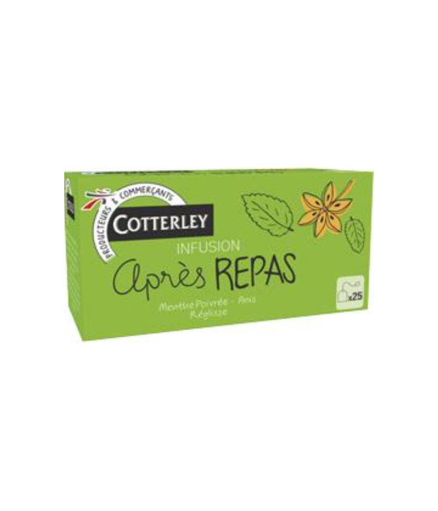 INFUSION APRES-REPAS CITRON MENTHE  LA TISANIERE 37.5 G