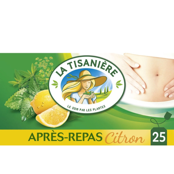 INFUSION APRES-REPAS CITRON MENTHE  LA TISANIERE 37.5 G