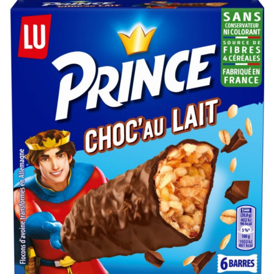 CHOC'AU LAIT 4 CEREALES 125G
