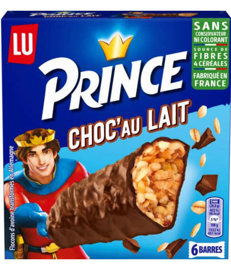 CHOC'AU LAIT 4 CEREALES 125G